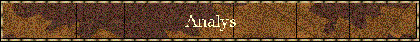 Analys
